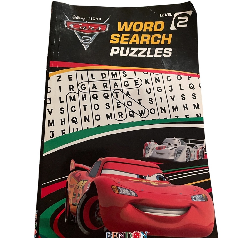 Disney Cars 2 Word Search Puzzles Level 2 Disney Pixar Cars 2
